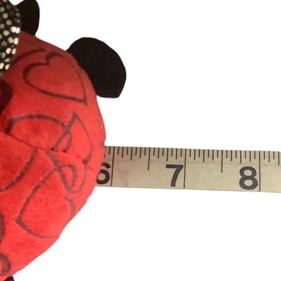 Red Ladybug Love Bug Plush Insect Stuffed Toy  6” Hand Held - Picture 6 of 6